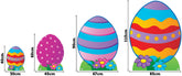 Easter Eggs Set of 3 Cardboard Cutouts